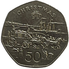 Isle man 50p for sale  BURNTWOOD
