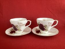 Harleigh china ruby for sale  BECCLES