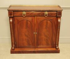 A VICTORIAN MAHOGANY TWO DOOR SIDEBOARD. for sale  Shipping to South Africa