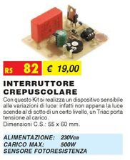 Rs82 interruttore crepuscolare usato  Italia