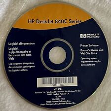 Impresora HP Deskjet serie 840c - controlador y CD de software segunda mano  Embacar hacia Argentina