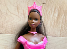Boneca princesa morena Asha, vestido formal rosa comprar usado  Enviando para Brazil