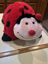 Usado, Brinquedo de pelúcia Pillow Pets Dotty Lady Bug 18”x 18” vermelho preto animal de estimação comprar usado  Enviando para Brazil