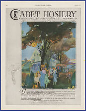 Meias de seda vintage 1923 CADET HOSIERY G. Shaw Walworth arte anos 20 anúncio impresso comprar usado  Enviando para Brazil