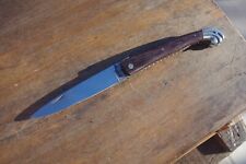 Ancien couteau Océan; mouche forgée-Coquille St Jacques; ébène. Neuf. Old Knife d'occasion  Ceyrat