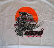 Mopar T-Shirt 426 HEMI Blown Engine Motor Dodge Plymouth Chrysler Drag Racing , used for sale  USA