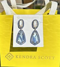 Brincos novos e raros Kendra Scott com rosca camry marfim esfregão e ilusão perivinkle comprar usado  Enviando para Brazil