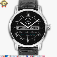Relógio de pulso masculino Mercedes Benz AMG grande logotipo MC3 quartzo aço inoxidável, usado comprar usado  Enviando para Brazil