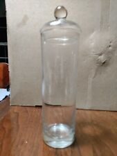 Tall clear glass for sale  Shipping to Ireland