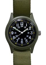 Relógio militar Olive 1970 padrão Vietnã - Pode exigir uma substituição de bateria comprar usado  Enviando para Brazil