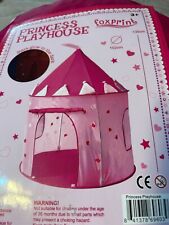Princess Castle Play Tent In/Outdoor Children Kids Girls Camping Playhouse Pink  for sale  Shipping to South Africa