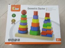 Wooden geometric stacker for sale  Shipping to Ireland