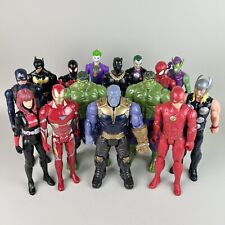Lote de 15 figuras de acción de la serie Hasbro DC y Marvel Avengers de 12"" pulgadas Titan Hero, usado segunda mano  Embacar hacia Argentina