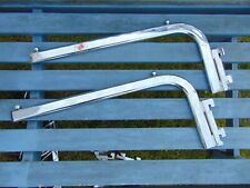 RAIL MTG SHOPFITTING CANTILEVER CLOTHING HANGER/SHELF BRACKETS METAL CHROME  for sale  Shipping to South Africa