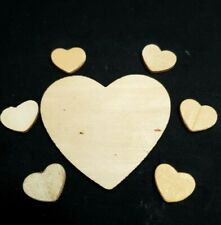 Unfinished wood hearts for sale  Shipping to Ireland