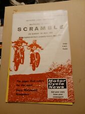 Scramble motorcycle programme for sale  SOUTHEND-ON-SEA