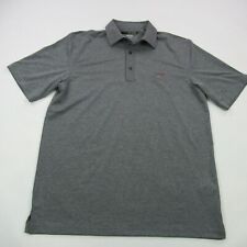 Camisa polo masculina Greg Norman média golfe jogar seca manga curta cinza leve comprar usado  Enviando para Brazil