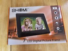 Shomi 7" LED Digital Picture Photo Frame Uses USB & Memory Cards NEW in Box, used for sale  Shipping to South Africa