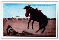 Silla mecedora Cheyenne Wyoming WY Making Good His Reputation c1920's segunda mano  Embacar hacia Argentina