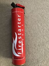 Fire starter Vodka Empty Fire extinguisher 70cl Red Upcycling Tin Bottle usato  Spedire a Italy