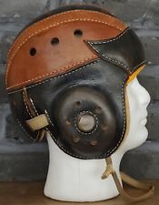 Heisman Style Leather Football Helmet 1920-30s 4 strap  Legendary   Adult Full 
