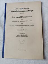 Inaugural dissertation walter gebraucht kaufen  Marburg