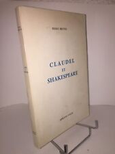 Claudel shakespeare pierre d'occasion  Alzonne