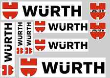 Wurth sticker set d'occasion  Expédié en Belgium
