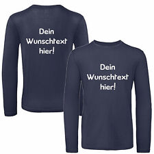 Herren longsleeve wunschnamen gebraucht kaufen  Fröndenberg