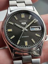 Vintage 1984, CINZA, SEIKO 5 Relógio Automático Masculino Dia/Data, 7009-3101 comprar usado  Enviando para Brazil