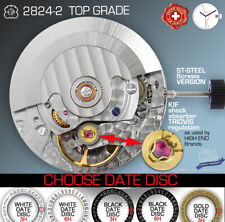 MOVIMENTO AUTOMÁTICO ETA 2824-2 GRAU SUPERIOR, TRIOVIS REG. ST-SCREWS, 5 DATE VARI. comprar usado  Enviando para Brazil