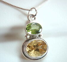Faceted peridot citrine for sale  Hales Corners