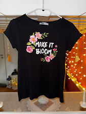 Blumen shirt schwarz gebraucht kaufen  Mainz-Kostheim