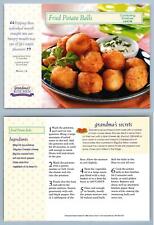 Bolas de batata frita #68 batatas - cartão de receita da cozinha da vovó comprar usado  Enviando para Brazil