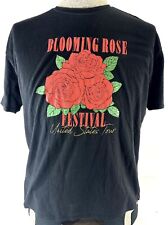 Camiseta Organic Generation Blooming Rose Festival 1989 Camiseta Para Hombre XL Negra segunda mano  Embacar hacia Argentina