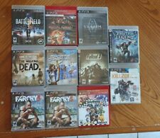 11 PlayStation 3 PS3 Game Lot Farcry Killzone Fallout 3 Skyrim Mortal Kombat for sale  Shipping to South Africa