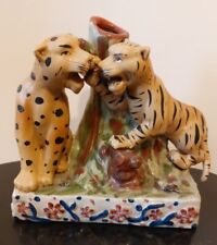 Staffordshire tiger leopard for sale  LONDON