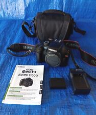Kit de Câmera Digital SLR Canon EOS REBEL T3 1100D 12.2MP - Preta (Sem Lente)  comprar usado  Enviando para Brazil