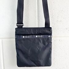 LeSportsac Madison Slim Nylon Crossbody Bag Purse Black Small Lightweight Travel for sale  Shipping to South Africa