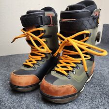 Botas de Snowboard Vans Infuse para Hombre 10 Cuero Marrón Verde BOA Encaje Pat Moore segunda mano  Embacar hacia Argentina