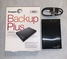 Unidad portátil Seagate Backup Plus 1 TB SRD0SP0 negra probada ¡Funciona nunca usada!! segunda mano  Embacar hacia Argentina