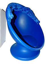 Silla giratoria azul IKEA Ps Lömsk para niños vaina silla de huevos con dosel para niños limpia, 3/7 segunda mano  Embacar hacia Argentina