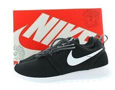 Nike Women's Roshe One Sneakers 844994-002, Mesh Upper, Black/White/Dark Grey til salgs  Frakt til Norway