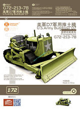 Brukt, Orange Hobby G72-213 1/72 U.S.Army Bulldozer D7 Complete Plastic Model kit til salgs  Frakt til Norway