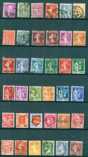 Lot 36timbres perfores d'occasion  Lens