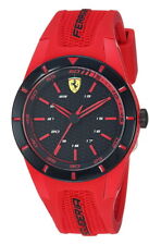 Relógio esportivo masculino Scuderia Ferrari 0870019 vermelho rev mostrador preto pulseira de silicone vermelha comprar usado  Enviando para Brazil