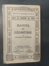 Manuel géométrie brevet d'occasion  Aubenas