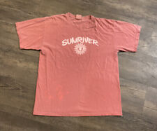 Camiseta para hombre Sun River Oregon estampado gráfico XL rojo sol manga corta segunda mano  Embacar hacia Argentina