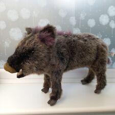 Rare 18" Hansa Toy Wild Boar Plush Stuffed Animal Realistic 2004 Retired Large, used for sale  Shipping to South Africa
