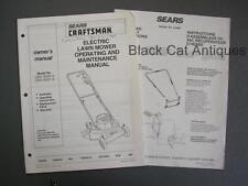 Cortadora de césped Sears Craftsman 1988 modelos manuales C955 35900-9 C955 35921-9 segunda mano  Embacar hacia Mexico